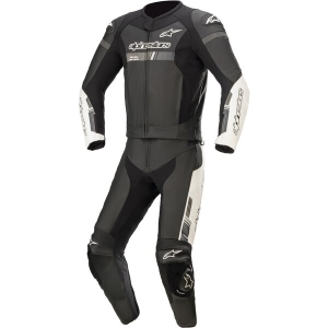 Combinezon de piele 2 piese Alpinestars Gp Force Chaser 58 Negru/Negru, 4