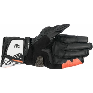 Manusi de piele sport/touring ALPINESTARS SP-8 V3 L Negru/Rosu, 3