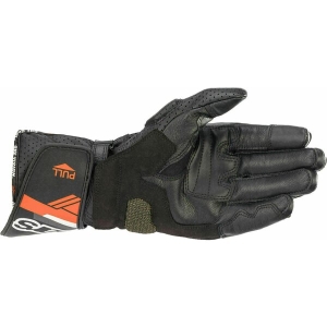 Manusi de piele sport/touring ALPINESTARS SP-8 V3 XL Negru/Alb/Rosu, 9