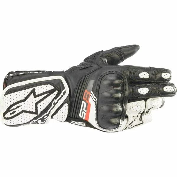 Manusi de piele dama ALPINESTARS STELLA SP-8 V3 S Negru/Alb, 3