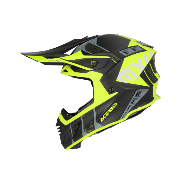 ACERBIS X-TRACK 22-06 HELMET BLACK/FLUO YELLOW S, 2