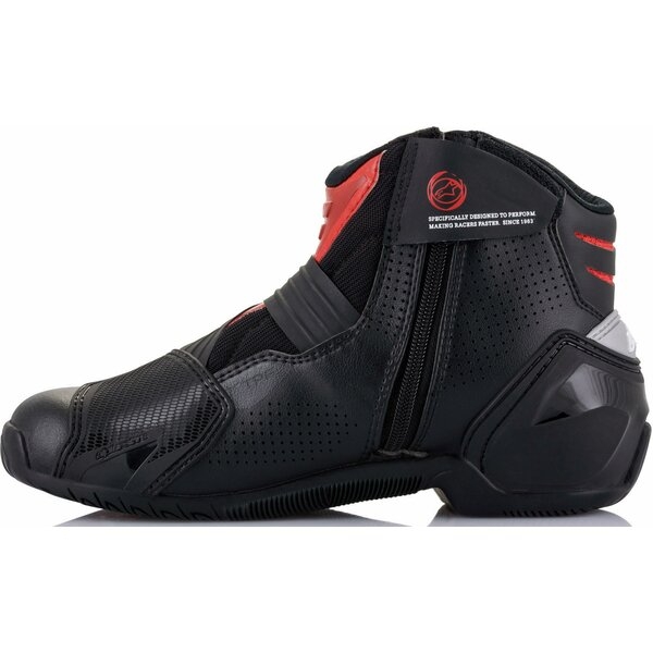 Ghete moto ALPINESTARS SMX-1 R V2 VENTED 44 Negru/Rosu, 6