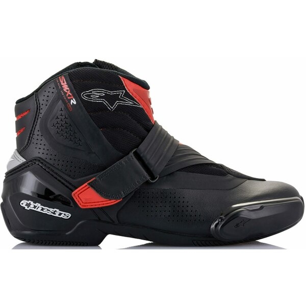 Ghete moto ALPINESTARS SMX-1 R V2 VENTED Negru/Alb 43, 10