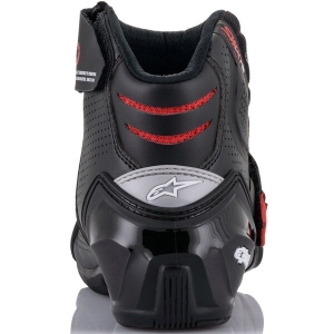 Ghete moto ALPINESTARS SMX-1 R V2 VENTED Negru/Alb 45, 8