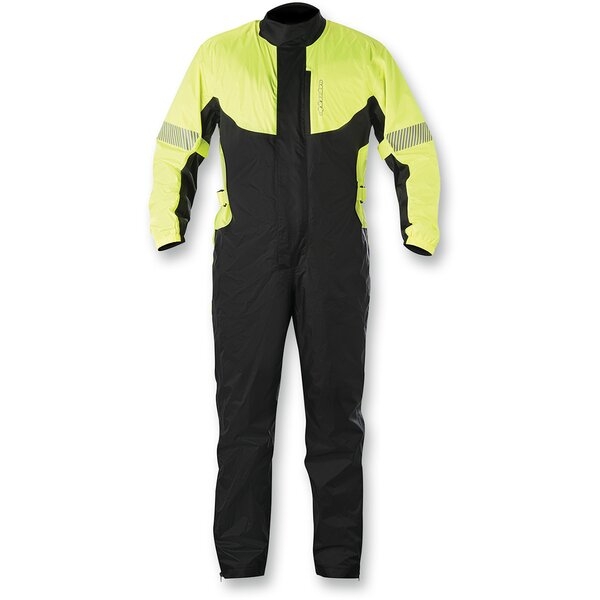 Combinezon de ploaie 1 piesa Alpinestars Hurricane 3XL Negru/Galben fluo, 3