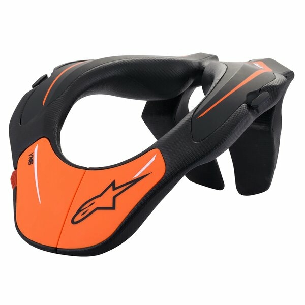 Protectie de gat pentru copii ALPINESTARS Negru/Galben fluo