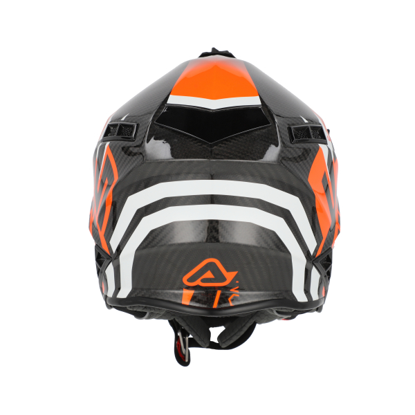 ACERBIS STEEL CARBON 22-06 HELMET NERO/ARANCIO FLUO XS, 2