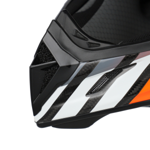ACERBIS STEEL CARBON 22-06 HELMET NERO/ARANCIO FLUO XS, 3