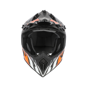 ACERBIS STEEL CARBON 22-06 HELMET NERO/ARANCIO FLUO XS, 4
