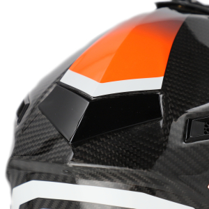 ACERBIS STEEL CARBON 22-06 HELMET NERO/ARANCIO FLUO XS, 11