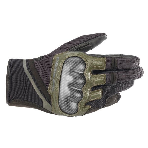 Manusi de piele vara ALPINESTARS CHROME XXL Negru/Gri, 5