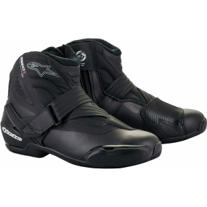 Ghete moto Alpinestars SMX-1 R V2 Negru/Alb 40, 8