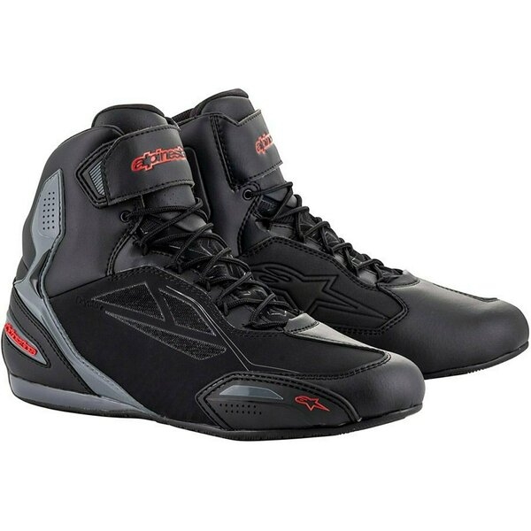 Ghete moto sport/touring Alpinestars Faster-3 Drystar Negru/Gri/Rosu 40.5, 3