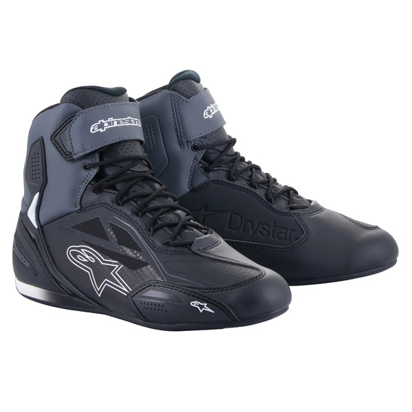 Ghete moto sport/touring Alpinestars Faster-3 Drystar Negru/Gri/Rosu 40.5, 16