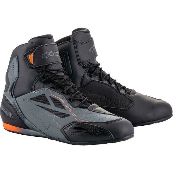 Ghete moto sport/touring Alpinestars Faster-3 Drystar 44 Negru/Gri/Portocaliu, 18