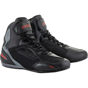 Ghete moto sport/touring Alpinestars Faster-3 Drystar 45 Negru/Rosu, 11