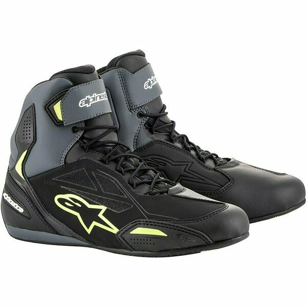 Ghete moto sport/touring Alpinestars Faster-3 Drystar 40 Negru/Gri inchis, 2