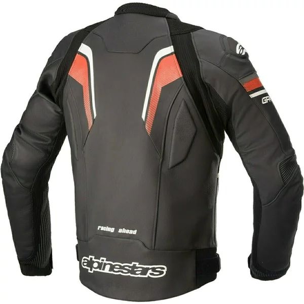 Geaca de piele Alpinestars GP PLUS R V3 RIDEKNIT 50 Negru/Rosu fluo, 15