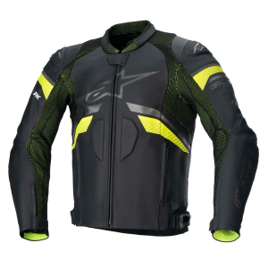 Geaca de piele Alpinestars GP PLUS R V3 RIDEKNIT 58 Negru/Rosu fluo, 8