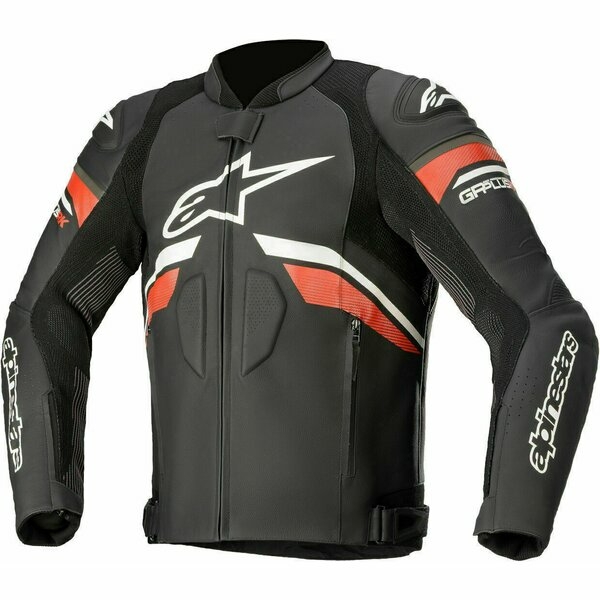 Geaca de piele Alpinestars GP PLUS R V3 RIDEKNIT 58 Negru/Negru, 2