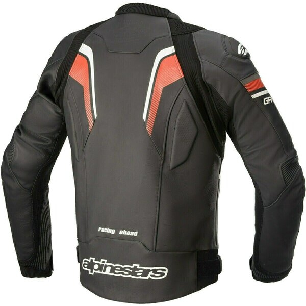 Geaca de piele Alpinestars GP PLUS R V3 RIDEKNIT 58 Negru/Galben fluo, 9