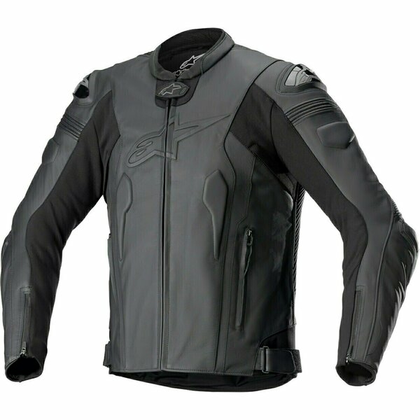 Geaca de piele sport/touring Alpinestars MISSILE V2 50 Negru/Negru, 2