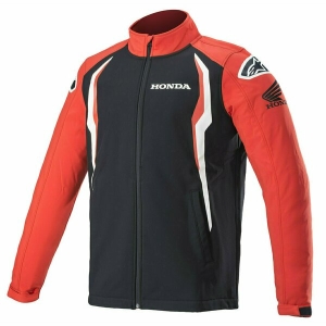 Jacheta softshell Alpinestars Honda L Negru/Alb/Rosu, 4