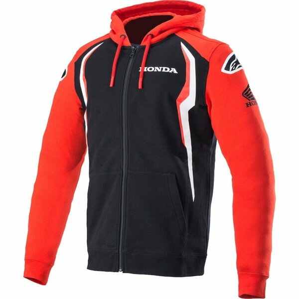 Hanorac cu fermoar ALPINESTARS HONDA XXL Negru/Alb/Rosu, 4