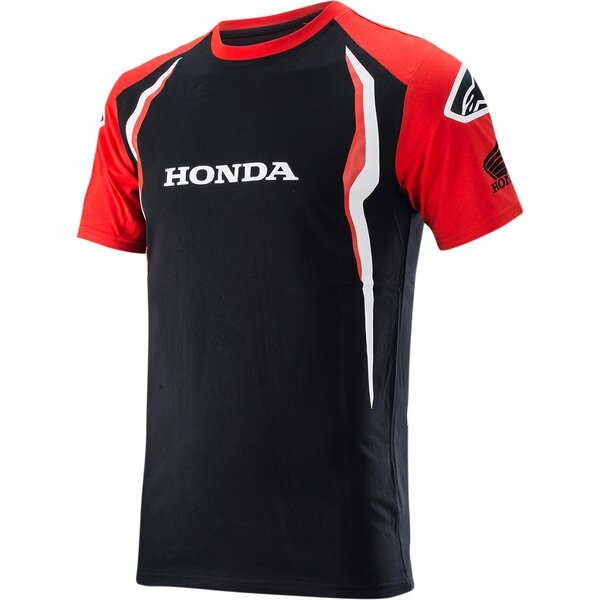 Tricou ALPINESTARS HONDA 4XL Negru/Alb/Rosu, 2