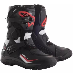 Cizme touring/adventure Alpinestars BELIZE Drystar HONDA Negru/Alb/Rosu 40.5, 8