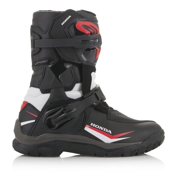 Cizme touring/adventure Alpinestars BELIZE Drystar HONDA 42 Negru/Alb/Rosu, 3