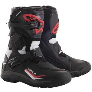 Cizme touring/adventure Alpinestars BELIZE Drystar HONDA 43 Negru/Alb/Rosu, 3