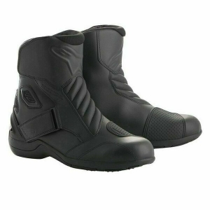 Cizme moto ALPINESTARS NEW LAND DRYSTAR HONDA 42 Negru/Rosu, 2