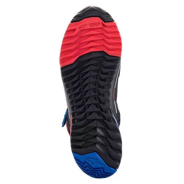 Ghete moto ALPINESTARS HONDA CR-X DRYSTAR Negru/Gri/Rosu 40.5, 8