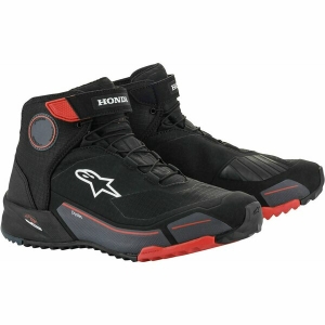 Ghete moto ALPINESTARS HONDA CR-X DRYSTAR Negru/Gri/Rosu 43.5