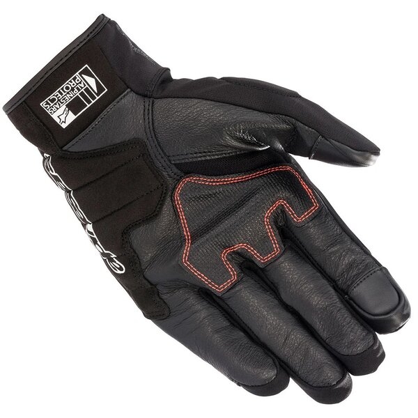 Manusi de piele impermeabile ALPINESTARS HONDA SMX Z DRYSTAR 3XL Negru/Rosu, 4