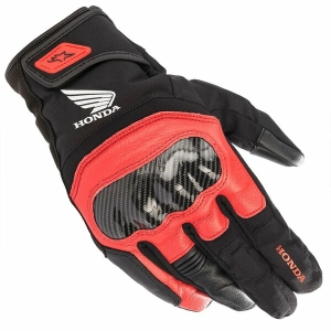 Manusi de piele impermeabile ALPINESTARS HONDA SMX Z DRYSTAR XL Negru/Albastru