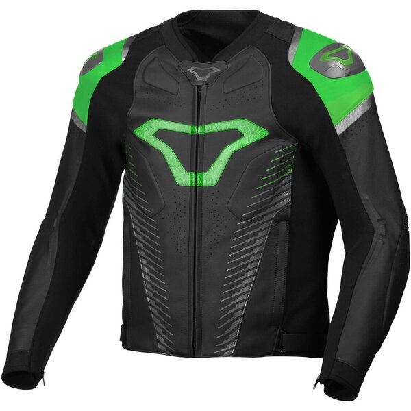 Geaca de piele sport/touring MACNA TRONNIQ 54 Negru/Auriu, 8