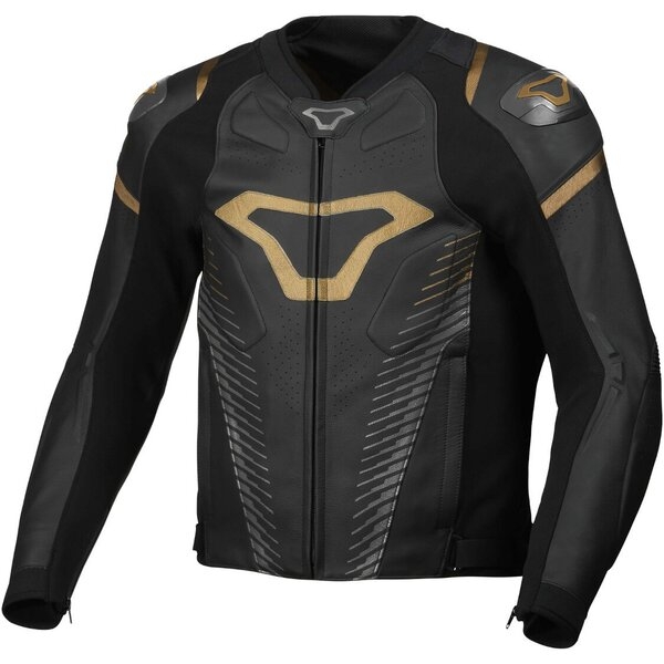 Geaca de piele sport/touring MACNA TRONNIQ 48 Albastru/Portocaliu/Alb, 7