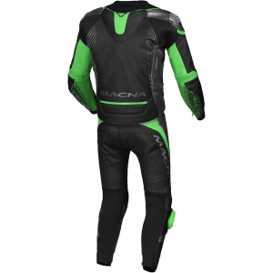 Combinezon de piele 2 piese MACNA TRONNIQ 48 Albastru/Portocaliu, 3