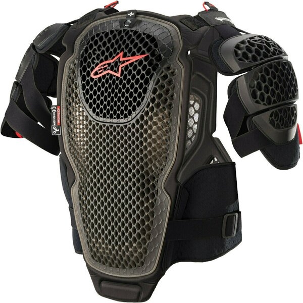 Armura cross/enduro ALPINESTARS A-6 CHEST PROTECTOR Negru/Rosu M/L, 3