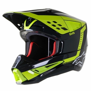 Casca cross-enduro Alpinestars Supertech S-M5 BEAM XL Negru/Galben fluo