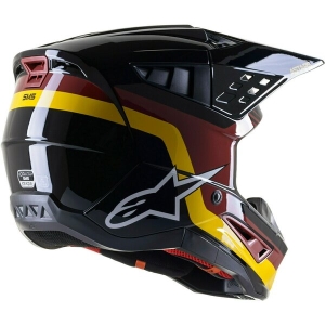 Casca cross-enduro Alpinestars Supertech S-M5 VENTURE R XL Negru/Galben, 4
