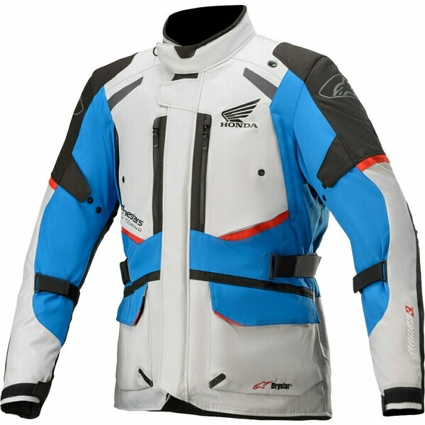 Geaca textil impermeabila ALPINESTARS HONDA ANDES V3 DRYSTAR S Negru/Gri deschis/Albastru, 2