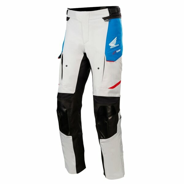 Pantaloni textil impermeabili ALPINESTARS HONDA ANDES V3 DRYSTAR S Negru/Gri deschis/Albastru, 4