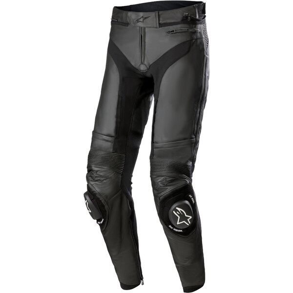 Pantaloni de piele sport/touring Alpinestars MISSILE V3 Negru/Negru 50, 4