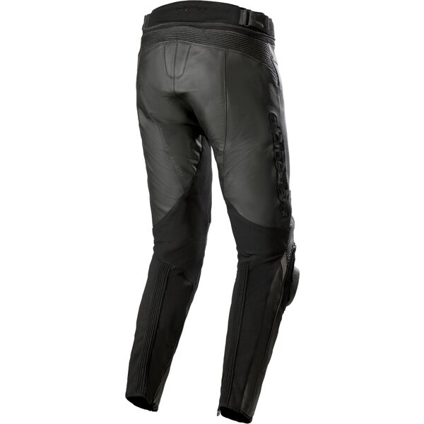 Pantaloni de piele sport/touring Alpinestars MISSILE V3 Negru/Alb 58, 5