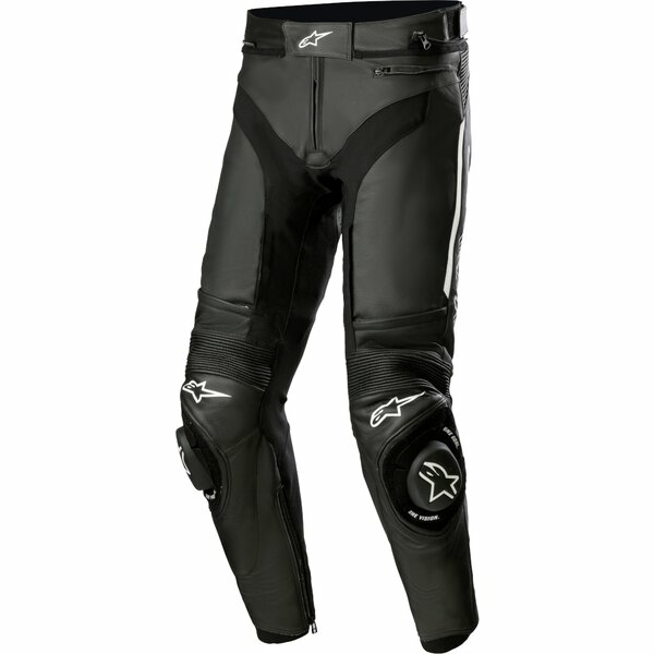 Pantaloni de piele sport/touring Alpinestars MISSILE V3 Negru/Negru 60, 5