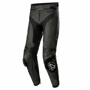 Pantaloni de piele sport/touring Alpinestars MISSILE V3 AIRFLOW 54 Negru/Negru
