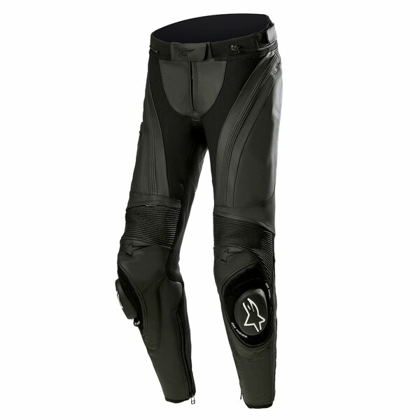 Pantaloni de piele dama sport/touring Stella Alpinestars MISSILE V3 44 Negru/Negru, 2